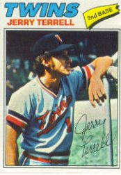 1977 Topps Baseball Cards      513     Jerry Terrell